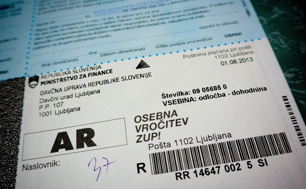 Furs pošilja prvi paket informativnih izračunov dohodnine za leto 2025