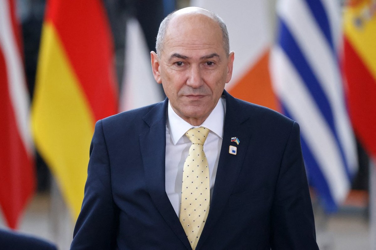 Janša v tem mandatu prvič kot premier v Bruselj