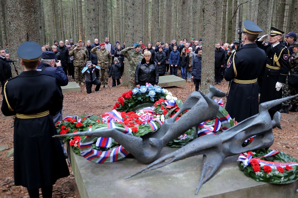 Na Osankarici slovesnost ob 83. obletnici padca Pohorskega bataljona