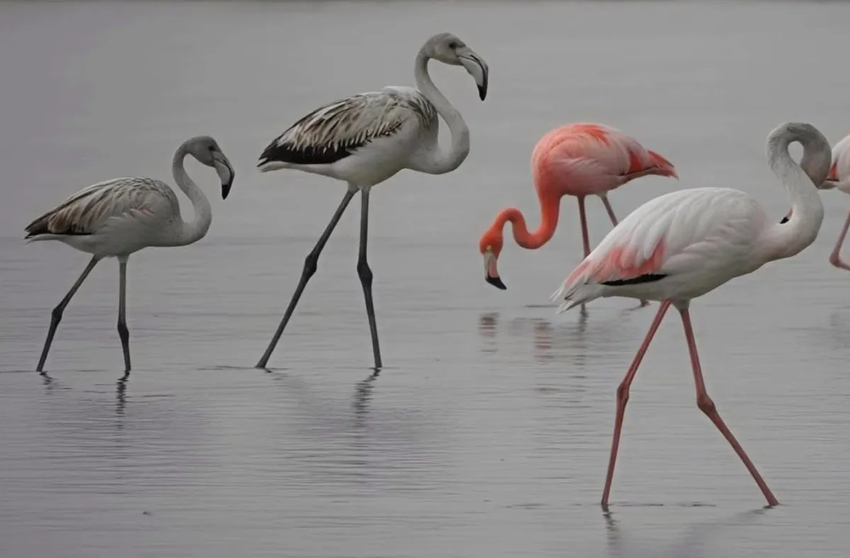 Prvič opažen v Sloveniji: "ognjeni" obiskovalec Sečoveljskih solin