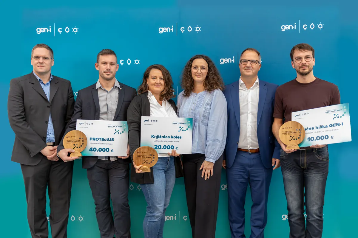 GEN-I s 100.000 evri ponovno podprl razvoj trajnostnih projektov