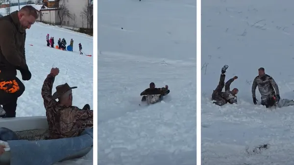 Sankanje "po bosansko". Prijatelja sta nasmejala regijo