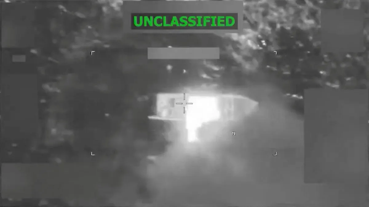 ZDA znova napadle čoln domnevnih tihotapcev in ubile tri ljudi