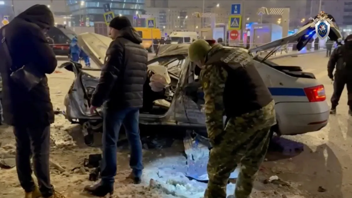 V eksploziji blizu moskovske železniške postaje umrl policist