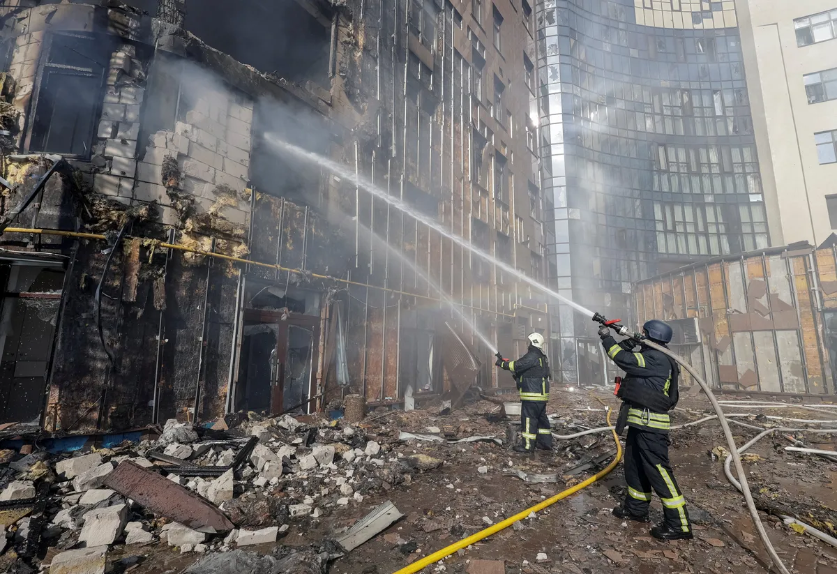 Rusija nad Ukrajino poslala skoraj 500 raket in brezpilotnih letalnikov