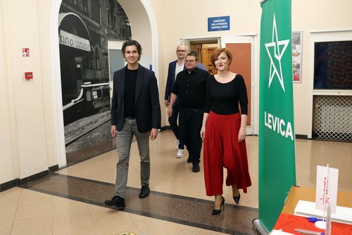 Miha Kordiš, Luka Mesec, Asta Vrečko, Levica, kongres Levice