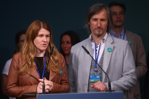 Urša Zgojznik in Uroš Macerl