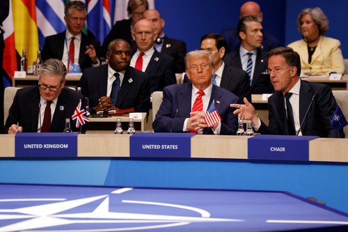 Donald Trump na vrhu Nata v Haagu