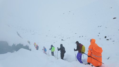 Pohodniki na Mount Everestu