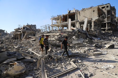 Uničenje v mestu Gaza