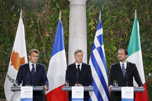 MED9 novinarska konferenca