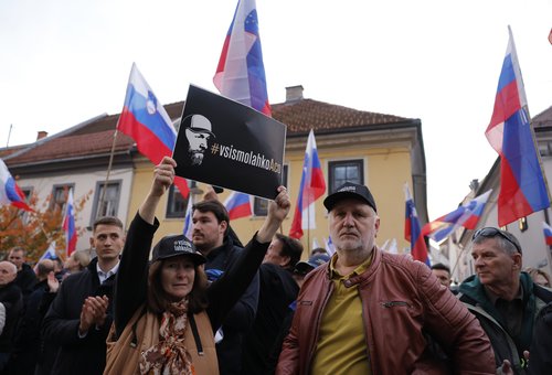 Protestni shod v Novem mestu