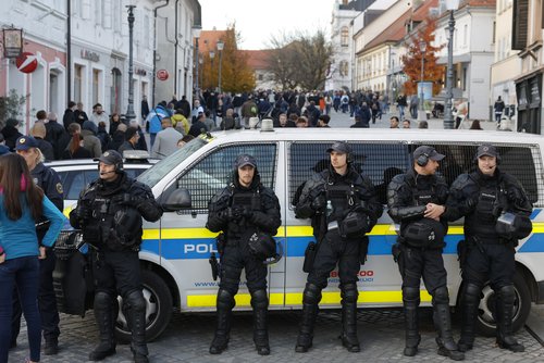 Policisti v Novem mestu
