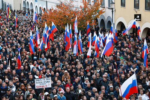 Protestni shod v Novem mestu