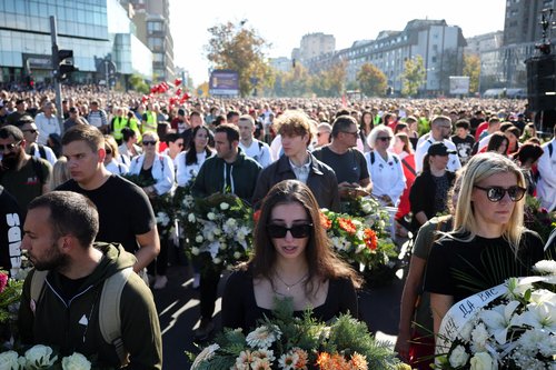 Shod ob obletnice tragedije v Novem Sadu