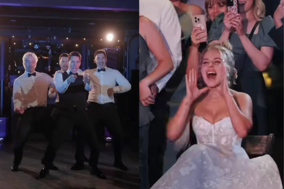 Ženin šokiral na lastni poroki: videoposnetek postal hit na spletu