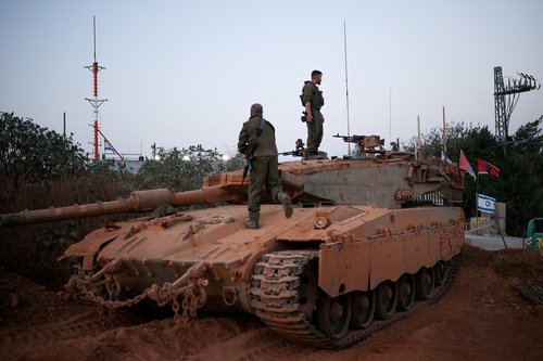 Izraelski tank v Libanonu
