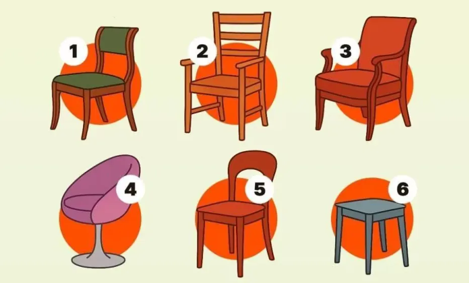 Stol, ki vas najbolj pritegne, razkriva presenetljive plati vaše osebnosti