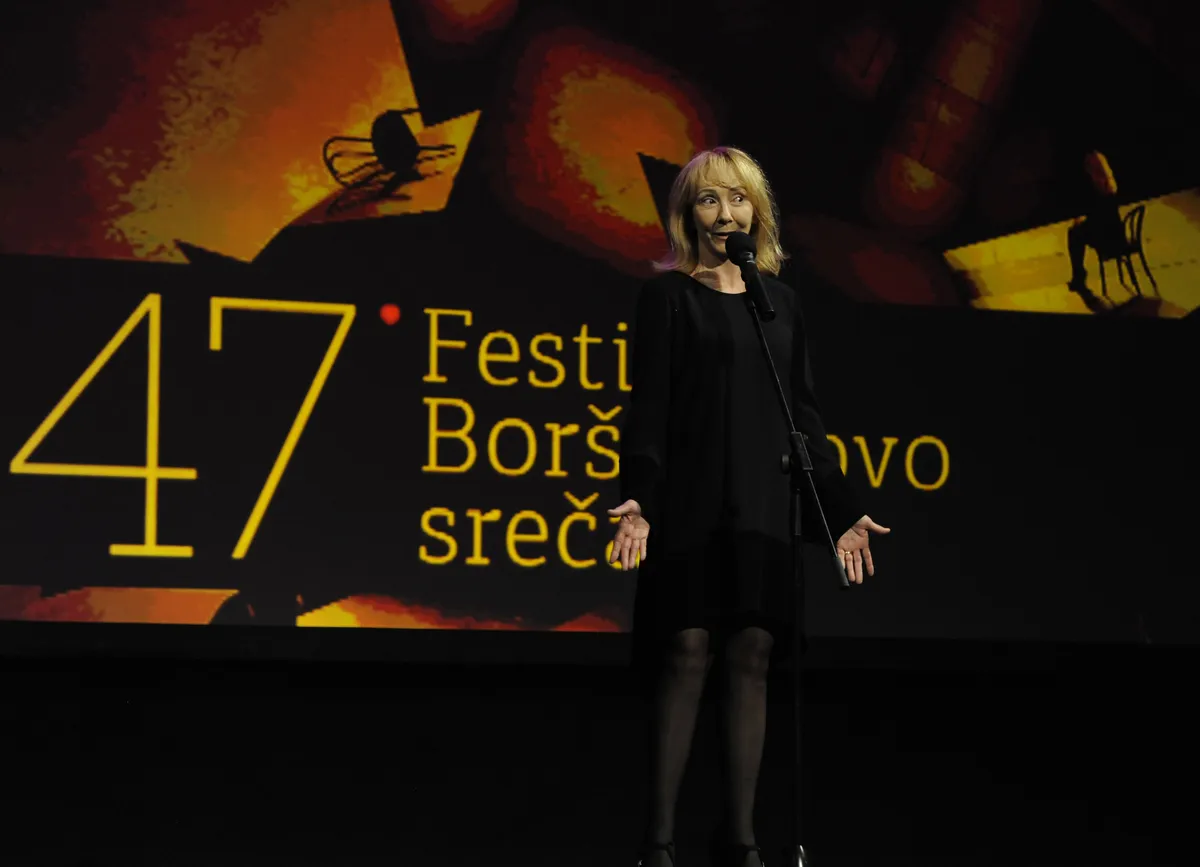 Društvo slovenskih režiserjev z nagrado bert počastilo Silvo Čušin