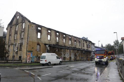 Prizorišče nočnega požara Majdičev mlin Kranj