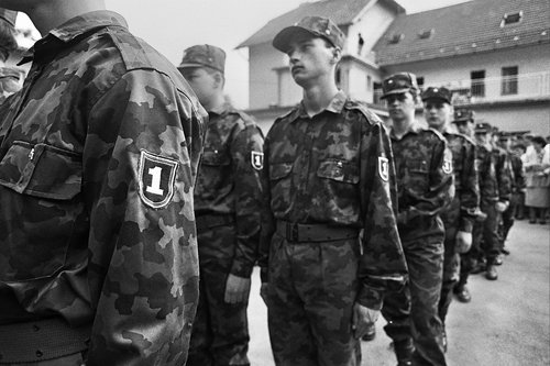 vojak, vojaki, slovenska vojska, zaprisega