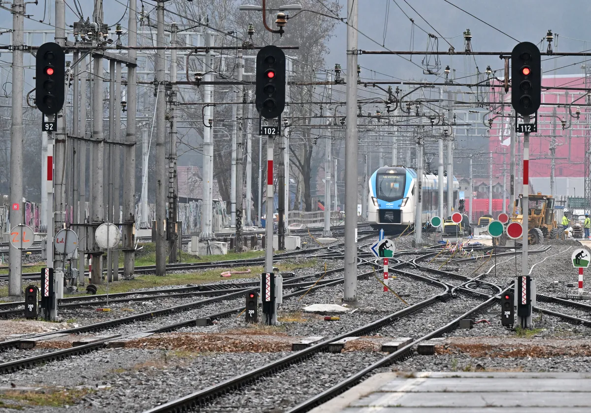 Nesreča na železniški progi med Pivko in Ilirsko Bistrico: vlak je trčil v bika
