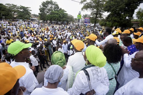 Protest proti državnemu udaru v Beninu