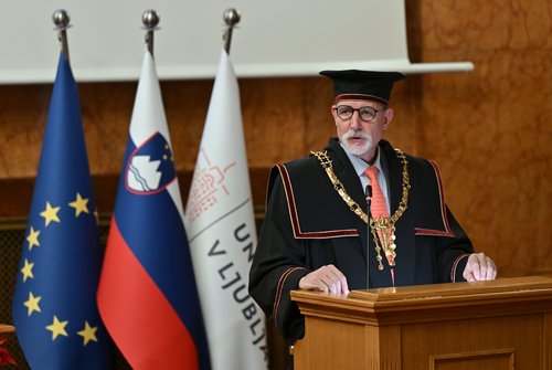 ačetek Tedna Univerze v Ljubljani 2025; rektor Gregor Majdič