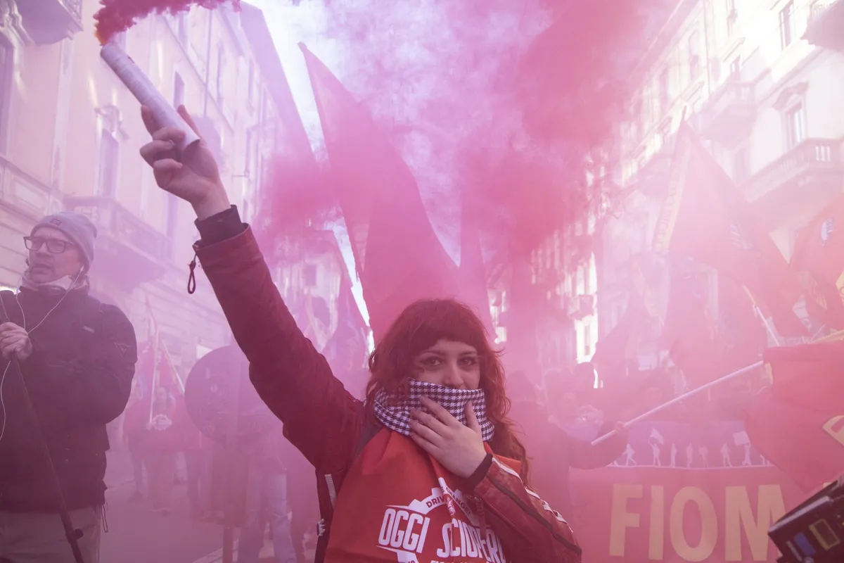 Splošna stavka v Italiji: ohromljen javni promet, šole in zdravstvo