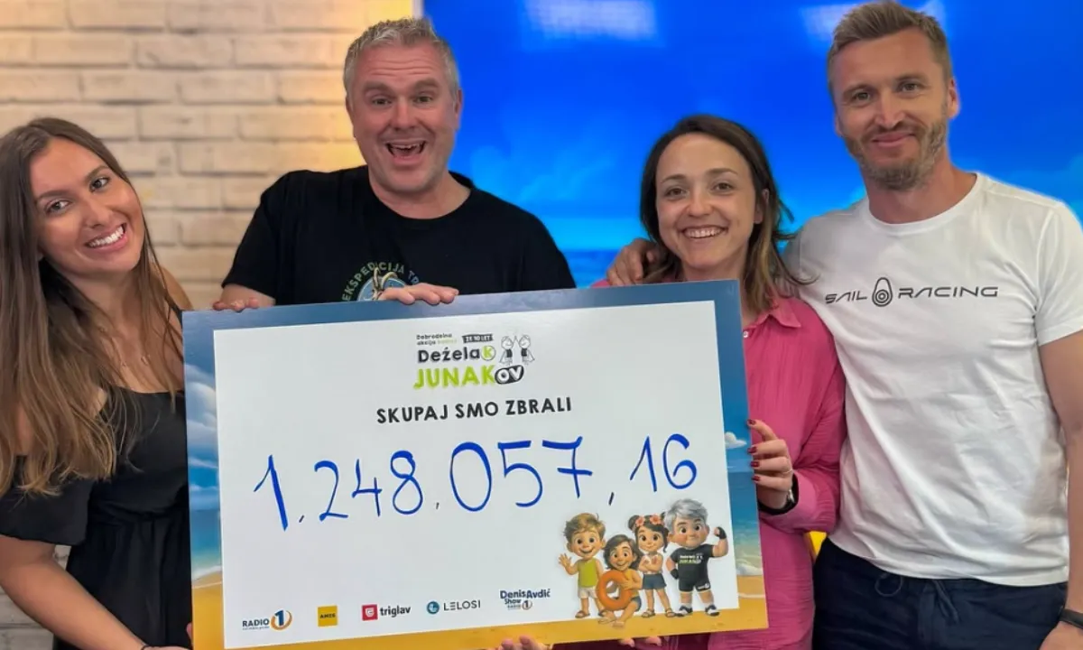 Na 28-urnem dobrodelnem maratonu zbrali rekordnih 1,5 milijona evrov