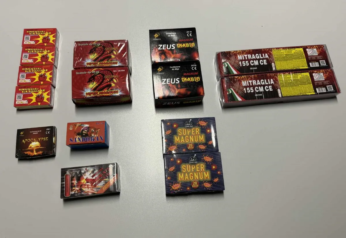 Ajdovski policisti zasegli 469 kosov pirotehnike