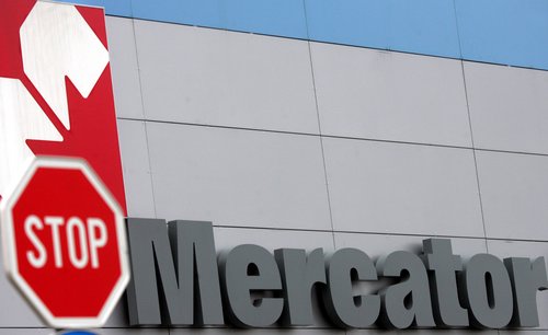 Znak za trgovino Mercator.