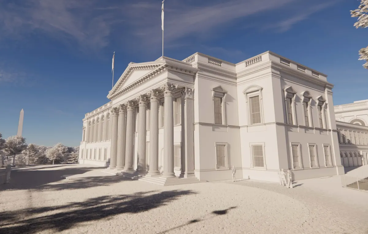 Sodnik Trumpu prepovedal nadzemna gradbena dela na plesni dvorani Bele hiše