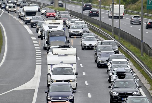 Ljubljanska obvoznica, promet, gneča