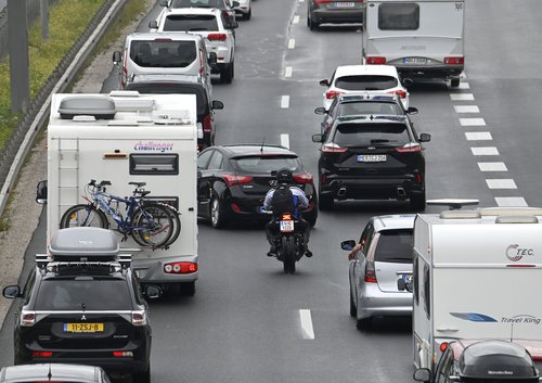 Ljubljanska obvoznica, promet, gneča