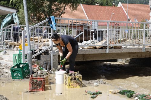 sanacija, poplave, ujma, črna na koroškem, koroška