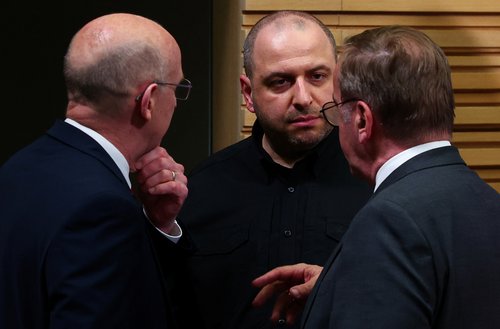 John Healey, Rustem Umerov in Boris Pistorius