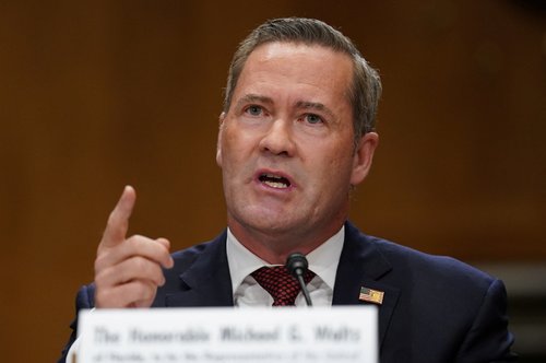 Mike Waltz na zaslišanju za kandidata za veleposlanika ZDA pri ZN