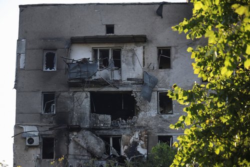 Posledice ruskega zračnega napad na Odeso