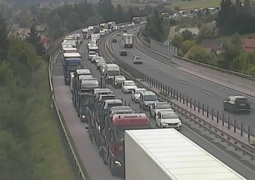 Gneča na primorski avtocesti