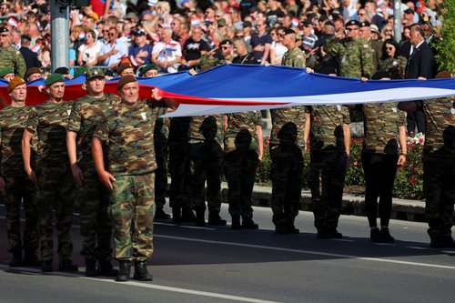 vojaška parada v zagrebu