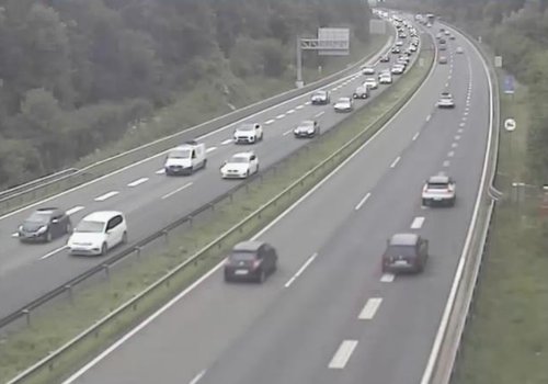 Gneča na primorski avtocesti
