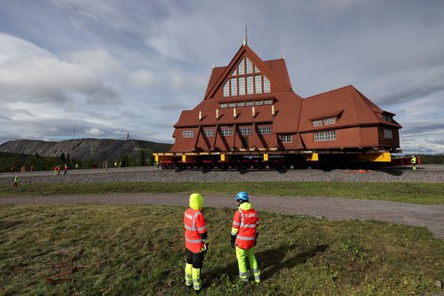 cerkev Kiruna, Švedska