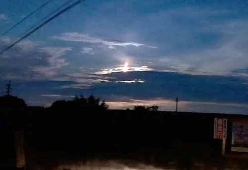 Nebo nad zahodnim delom Japonske osvetlila izjemno svetla ognjena krogla