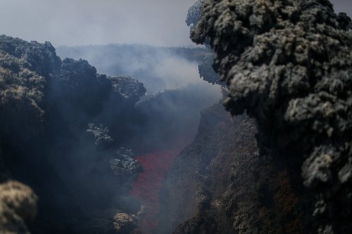 Ognjenik Etna na Siciliji