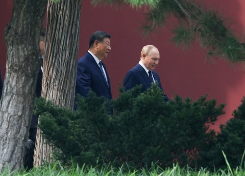 Vladimir Putin in Ši Džinping