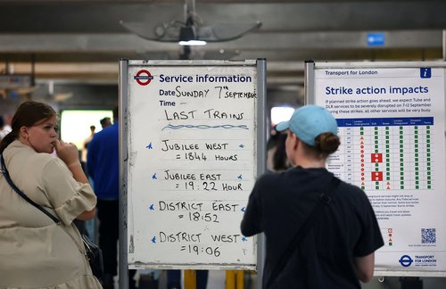 Stavka javnega prevoza v Londonu