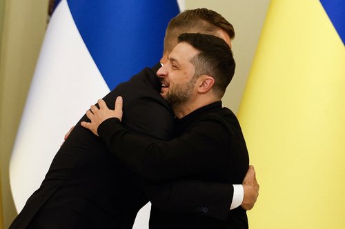 Volodimir Zelenski in Alexander Stubb