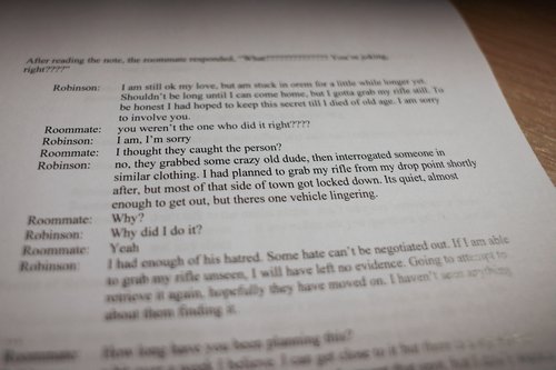 Sporočila med Robinsonom in stanovalcem