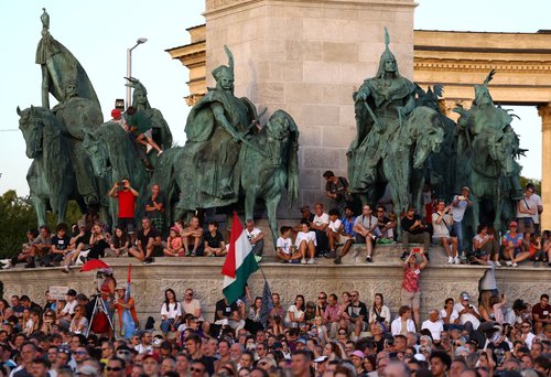Protest v Budimpešti